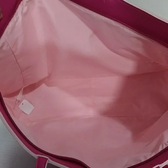 Bath & Body Works VIP Hot Pink Cutlet Tote Bag With Shine On Coin Pouch *NWT* - Picture 10 of 12
